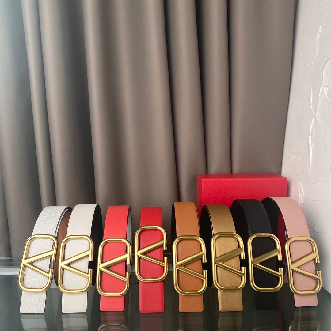 REVERSIBLE VLOGO SIGNATURE BELT