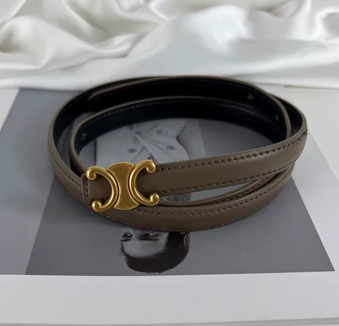 Crescent Leather Belt