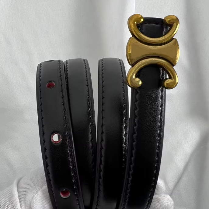 Crescent Leather Belt