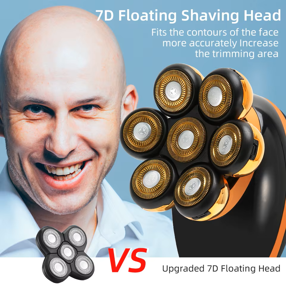 5-in-1 Bald Head Shaver for Men – The Ultimate Grooming Solution